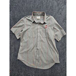 Vintage 70s Coca-Cola Uniform Shirt Men 2XL Embroidered Logos